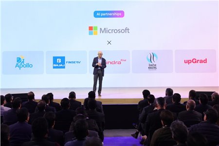 Microsoft inks strategic partnerships to make India’s core sectors AI-first