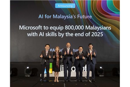 Microsoft launches initiative for AI skilling opportunities for 800,000 Malaysians by 2025